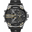 Diesel DZ7348 Mr. Daddy 2.0 Black Dial Black Leather Men's Watch