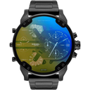 Diesel DZ7460 Mr. Daddy 2.0 Two-Hand Black-Tone Stainless Steel Watch
