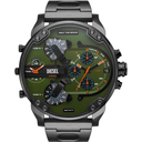 Diesel Mr. Daddy DZ7477 Green Dial Gunmetal Men's Watch