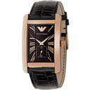 Emporio Armani AR0168 Rectangular Rose Gold Men's Watch