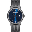 Emporio Armani AR11053 Gunmetal Blue Dial Men's Watch