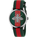 Gucci YA1264148 G-Timeless Bee Fabric Strap Men's Watch