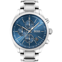 Hugo Boss 1513478 Grand Prix Blue Face Silver Men's Watch