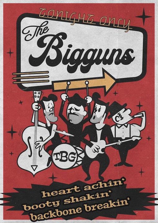 The Bigguns - heart achin' - booty shakin' - backbone breakin'
