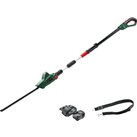 Bosch UNIVERSALHEDGEPOLE P4A 18v Cordless Telescopic Pole Hedge Trimmer 430mm 1 x 4ah Li-ion Battery Charger