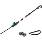 Bosch UNIVERSALHEDGEPOLE P4A 18v Cordless Telescopic Pole Hedge Trimmer 430mm 1 x 6ah Li-ion Battery Charger