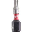 Milwaukee Shockwave Impact Duty Torx Screwdriver Bits TX15 25mm Pack of 25