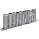 Sealey 11 Piece 1/4" Drive Deep Hexagon WallDrive Socket Set Imperial 1/4"
