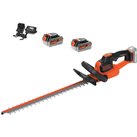 Black and Decker GTC18452PC 18v Cordless Hedge Trimmer 450mm 2 x 4ah Li-ion Battery Charger