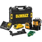 DeWalt DCE089 18v Self Levelling Cross Line GREEN Laser Level 1 x 2ah Li-ion Battery Charger Case