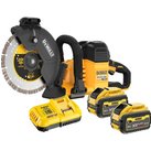 DeWalt DCS691 54v XR Cordless FLEXVOLT Cut Off Saw Disc Cutter 2 x 9ah Li-ion Battery Charger No Case