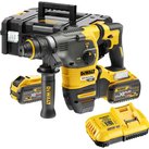 DeWalt DCH334 54v XR Cordless Brushless FLEXVOLT SDS Hammer Drill 2 x 9ah Li-ion Battery Charger Case
