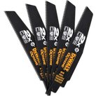 DeWalt Extreme 2X Life General Purpose Reciprocating Sabre Saw Blades 152mm Pack of 5
