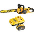 DeWalt DCMCS574 54v XR Cordless FLEXVOLT High Powered Chainsaw 450mm 1 x 9ah Li-ion Battery Charger