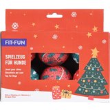 FIT+FUN Ensemble de balles de tennis de Noël Jouet 6 pièces — vue 2