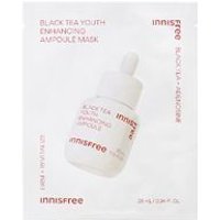 innisfree - Black Tea Youth Enhancing Ampoule Mask 2023 Version - 28ml x 1 sheet