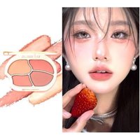 xixi - Lazy Bear Cub 4 Color Blush - 3 Types #02 Yearn For Relaxation - 2g + 1.4g + 1.1g + 1.8g