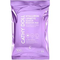 Cathy Doll - Hyaluron Lip and Eye Makeup Remover Pad 25 pcs