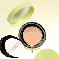 xixi - Green Porcelain Makeup Mist Air Cushion Cream - 2 Colors #C2 Natural color