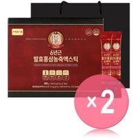 Korean Fermented Red Ginseng Extract Stick 2pcs Bundle Set 10g x 30 sticks x 2 pcs