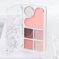 Gege Bear - BUY 3 GET 40% OFF - 6 Shade Eyeshadow Palette - #02 Strawberry Mood #02 - 12.5g