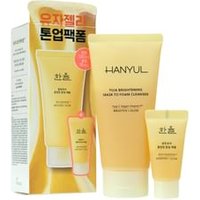 HANYUL - Yuja Brightening Mask To Foam Cleanser Special Set 2 pcs