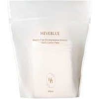 HEVEBLUE - Bleach-Free Biodegradable Stretchy 100% Cotton Pads 60 pcs