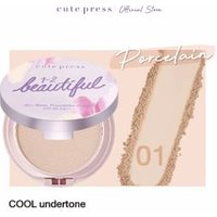 Cute Press - Airy Matte Foundation Powder SPF 30 PA +++ 01 Porcelain