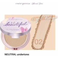 Cute Press - Airy Matte Foundation Powder SPF 30 PA +++ 02 Light Beige
