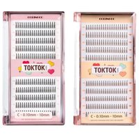 CORINGCO - Toktok-Hara Filter Eyelash - 7 Types Brown - 12mm