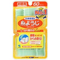 Kobayashi - Shikancare Disposable Plastic Stemmed Dental Floss & Pick 60 pcs