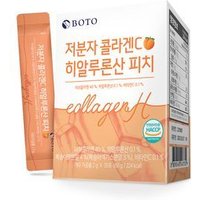 BOTO - Suplemento Alimenticio con Colágeno y Ácido Hialurónico Small Molecular Collagen C Hyaluronic Acid Peach