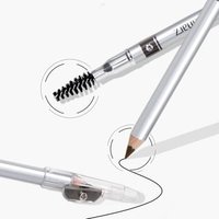 Eunarz - Dual-Ended Wooden Sketch Eyebrow Pencil - 2 Colors A04# Black - 1.6g
