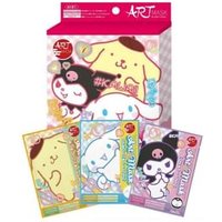 Sun Smile - Sanrio Kuromi Cinnamoroll Pompompurin Art Sheet Mask Set 3 pcs