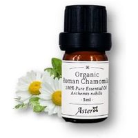 Aster Aroma - Organic Roman Chamomile Pure Essential Oil Anthemis Nobilis 5ml