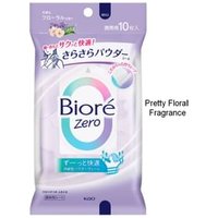 Kao - Biore Zero Sarasara Powder Sheet Pretty Floral - 10 pcs