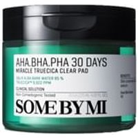 SOME BY MI - Discos de Algodón con Tónico AHA, BHA, PHA 30 Days Miracle Truecica Clear Pad