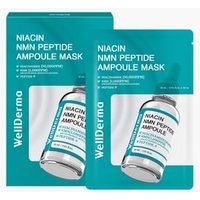WellDerma - G Plus Niacin Nmn Peptide Ampoule Mask Set 28ml x 10 Sheets