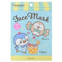 Lovisia - Pokemon Pokepeace Face Mask Pochama & Mokuroh - 1 pc