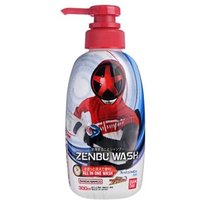 Bandai - Zenbu Wash Bakuage Sentai BoonBoomger All In One Shampoo 300ml