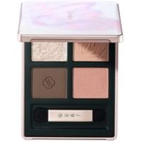 Florasis - Butterfly Glitter Quad Eyeshadow Palette - 2 Types 02 Peach Haze - 3.3g