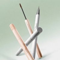 LITTLE ONDINE - 2 in 1 Liquid Eyebrow Pencil - 3 Colors #02 Brown Coffee