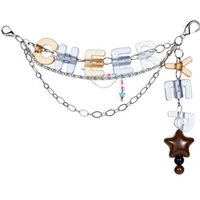 cheeryep - Jelly Letter Chain - 2 Types #Rebel Kid - 1pc product view