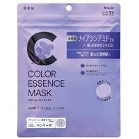 Kracie - Hadabisei Color Essence Mask Purple - 7 pcs