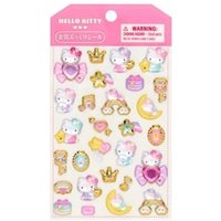Save 30% on Hello Kitty Gold Foil Puffy Sticker at YesStyle