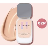 HER HYNESS - Poreless Matte Longwear Foundation SPF 50+ PA++++ 02P Light Rosy