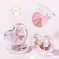 JILL LEEN - 4-Color Eyeshadow Palette Angel Bear Edition - 4 Types #02 Tea Brown - 2.5g