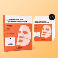 COSRX - 5 PDRN Hyaluronic Acid Vital Hydrating Hydrogel Mask Set 34g x 3 sheets