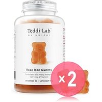 Teddi Lab Rose Iron Gummy 2pcs Bundle Set 60 gummies x 2 pcs