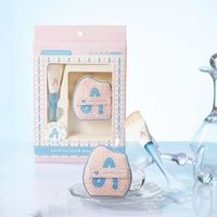 AMORTALS - Fishtail Foundation Brush & Powder Puff Set Set of 2